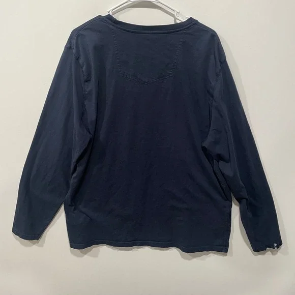 FatFace Men's Navy Blue Long Sleeve Cotton T Shirt Size 3XL - Picture 5 of 9
